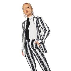 BlackMilk Striped Beetlejuice Blazer Sz 8